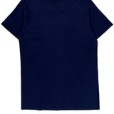 90S Blank Unbranded T-Shirt - Small Navy Cotton