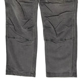 Carhartt Carpenter Trousers - 35W 32L Grey Cotton