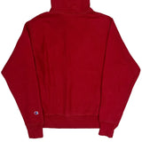 Reverse Weave Champion Hoodie - Small Red Cotton