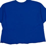 Daytona 500 Nascar Cropped T-Shirt - Medium Blue Cotton