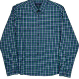 Tommy Hilfiger Checked Shirt - XL Green Cotton