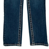 Age 7=8 True Religion Skinny Jeans - 24W 24L Blue Cotton