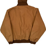 Integrity From Marvin Windows And Doors Tri-Mountain Bomber Jacket - Large Brown Cotton Blend