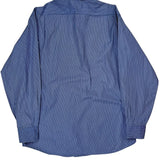 Tommy Hilfiger Striped Shirt - Large Blue Cotton