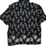Puritan Floral Hawaiian Shirt - Large White Viscose