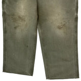 Carhartt Carpenter Trousers - 36W 30L Green Cotton