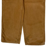 Carhartt Carpenter Trousers - 34W 30L Brown Cotton