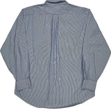 Tommy Hilfiger Striped Shirt - Large Blue Cotton
