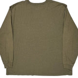 Carhartt Long Sleeve T-Shirt - 2XL Green Cotton
