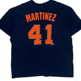Tigers Majestic T-Shirt - 2XL Navy Cotton