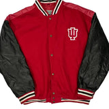 Indiana University Steve And Barrys College Varsity Jacket - XL Black Acrylic