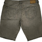 True Religion Denim Shorts - 38W 12L Grey Cotton
