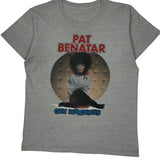 Get Nervous Tour 82-83 Pat Benatar Single Stitch T-Shirt - Large Grey Cotton
