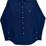 Ralph Lauren Shirt - Medium Navy Cotton