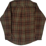 Dickies Checked Flannel Shirt - Medium Green Cotton