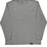 Dickies Long Sleeve T-Shirt - 2XL Gray Cotton Blend