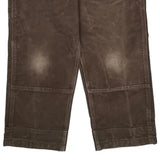 Carhartt Double Knee Overalls - 34W 30L Brown Cotton
