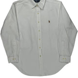 Ralph Lauren Shirt - Medium White Cotton