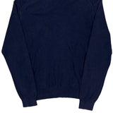 Polo By Ralph Lauren V-Neck Sweater - Small Navy Cotton