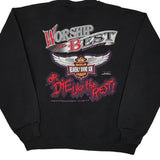 1991 Born To Die Tultex Jesus Christ Sweatshirt - XL Black Cotton