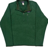 Patagonia Fleece 1/4 Zip - XL Green Polyester