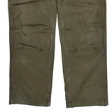 Carhartt Double Knee Cargo Pants - 34W 34L Green Cotton
