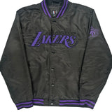 Los Angeles Lakers Nba Varsity Jacket - Medium Black Polyester