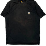 Carhartt T-Shirt - Large Black Cotton