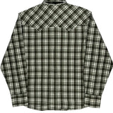 Wrangler Checked Shirt - XL Green Cotton