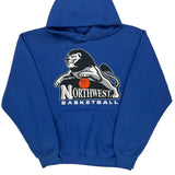 Northwest Basketball Russell Athletic Graphic Hoodie - Medium Blue Cotton