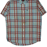 Quiksilver Checked Short Sleeve Shirt - XL Multicoloured Cotton