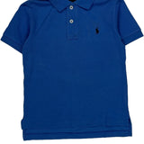 Age 5 Polo By Ralph Lauren Polo Shirt - XS Blue Cotton