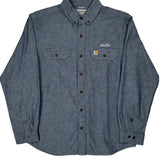 Alta Logo Carhartt Shirt - Large Blue Cotton