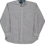 Tommy Hilfiger Striped Shirt - 2XL Multicoloured Cotton