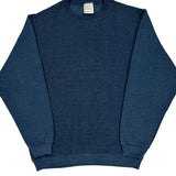Blank Fruit Of The Loom Sweatshirt - Medium Blue Cotton Blend