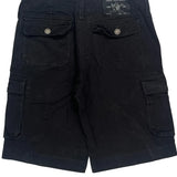 True Religion Cargo Shorts - 34W 11L Black Cotton