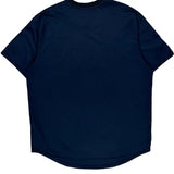 Nike T-Shirt - XL Navy Polyester
