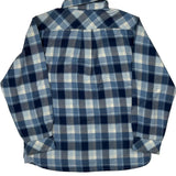 Age 7 Tommy Hilfiger Checked Flannel Shirt - XS Blue Cotton