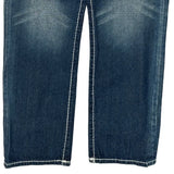 True Religion Contrast Stitch Jeans - 38W 30L Dark Wash Denim