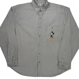 Mickey Mouse Disney Cartoon Shirt - 2XL Gray Cotton