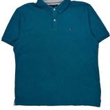 Tommy Hilfiger Polo Shirt - XL Blue Cotton