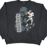 Raiders Salem Football Sweatshirt - XL Black Cotton Blend