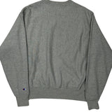 Reverse Weave Champion College Sweatshirt - Medium Grey Cotton Blend