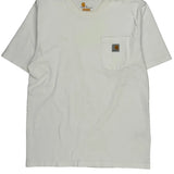 Carhartt T-Shirt - Medium White Cotton
