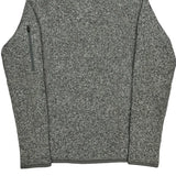 Patagonia Fleece 1/4 Zip - Small Gray Polyester