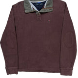 Tommy Hilfiger Sweater - Large Brown Cotton