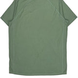 Carhartt T-Shirt - Large Green Cotton