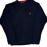 Chaps Ralph Lauren Sweater - Large Navy Cotton