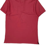 Tommy Hilfiger Slim Fit Polo Shirt - Small Red Cotton