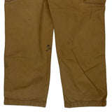 Carhartt Double Knee Carpenter Trousers - 32W 30L Brown Cotton